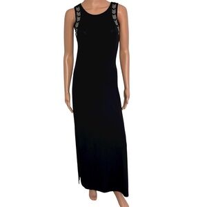 New MATERIAL GIRL Santorini Maxi Dress in Black Size XS